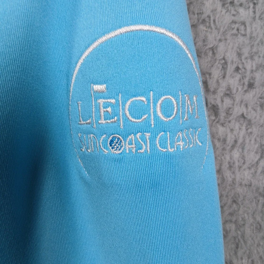FootJoy FJ Golf Jacket Women's‎ M Blue White Lakewood National LECOM Suncoast